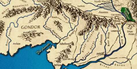 Location of Gondolin? : r/lotr